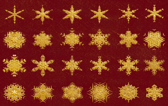 金色的雪花