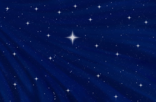 星光燦爛的夜晚