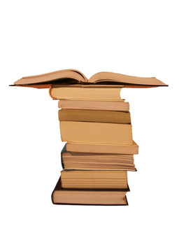 堆書