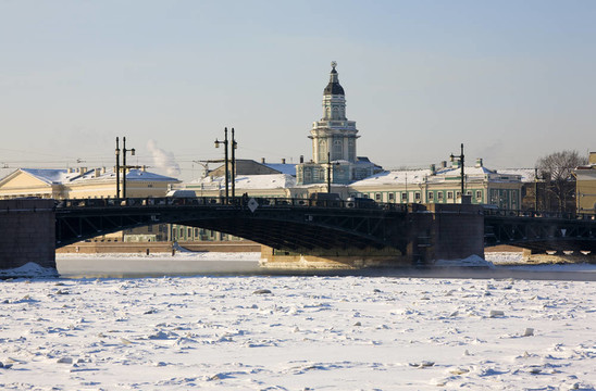冬天的桥