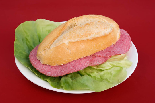夾肉面包