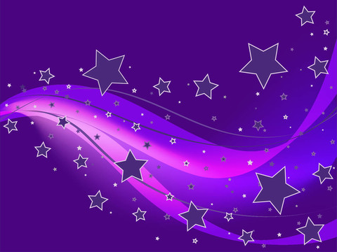 紫色的星星背景