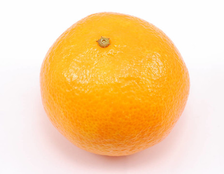 一個Tangerine夜店孤立在白色背景