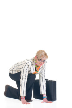 年輕的女商人