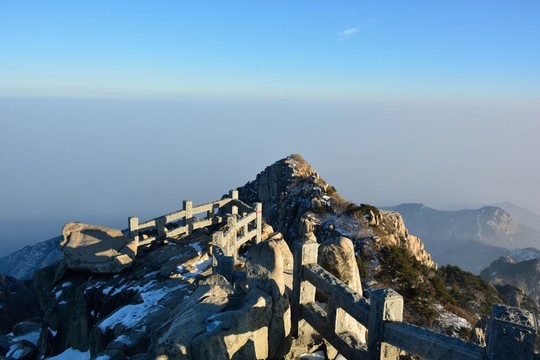 泰山冬日風(fēng)光