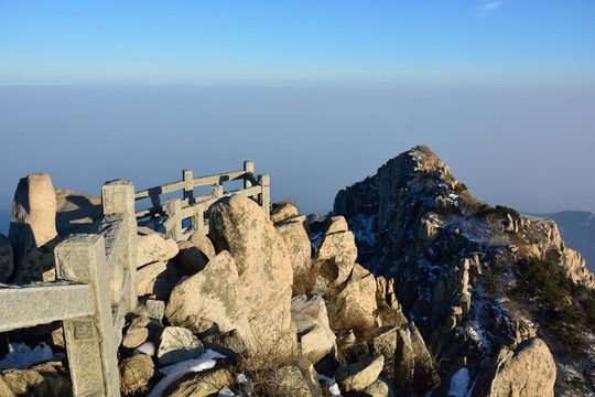 泰山冬日風光