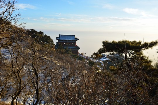 泰山冬日風(fēng)光