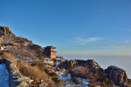 泰山冬日風(fēng)光