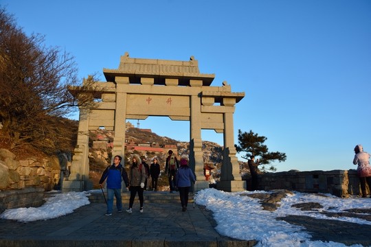 泰山冬日風(fēng)光