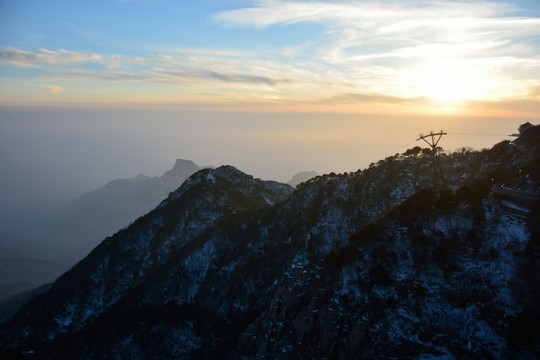 五岳泰山風光