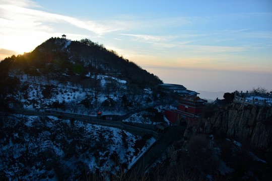 五岳泰山風光