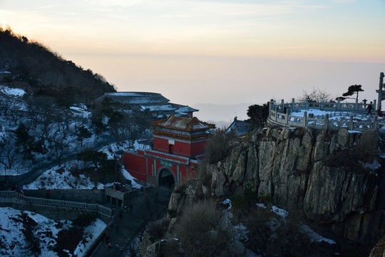 五岳泰山風光