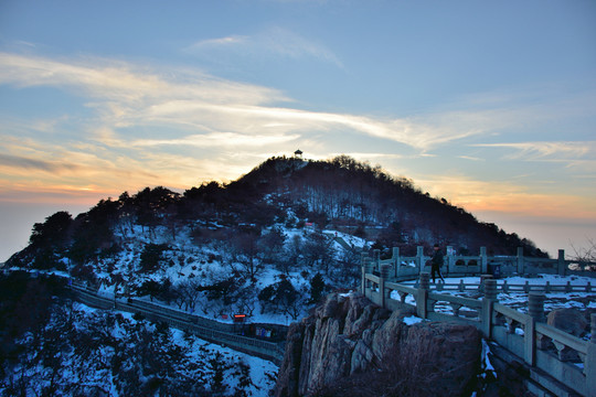 泰山冬日風(fēng)光