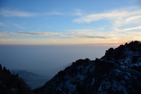 泰山冬日風(fēng)光