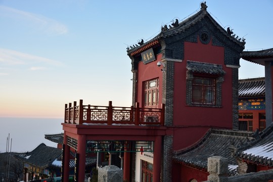 泰山冬日風光