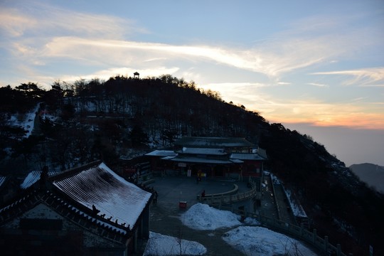 泰山冬日風(fēng)光