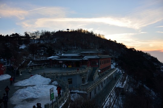 泰山冬日風(fēng)光