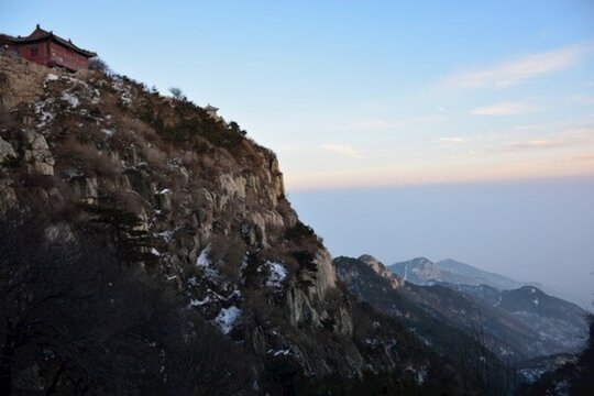 泰山冬日風光