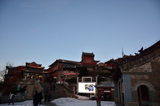 泰山冬日風(fēng)光