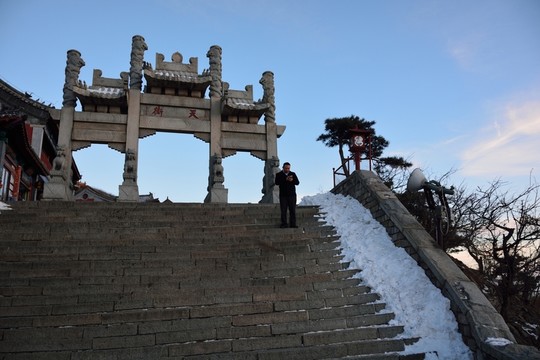 泰山冬日風(fēng)光