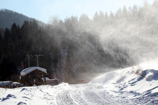 林海雪原 雪鄉(xiāng) 山 松樹 松林