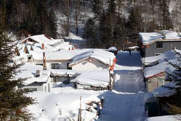 雪鄉(xiāng) 雙峰林場(chǎng) 中國(guó)雪鄉(xiāng) 雪景