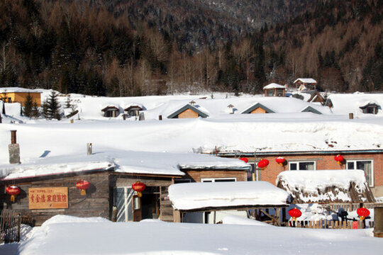 雪鄉(xiāng) 雙峰林場(chǎng) 中國(guó)雪鄉(xiāng) 雪景