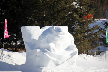 雪雕 雕塑 雪鄉(xiāng) 冰雪藝術(shù) 雪