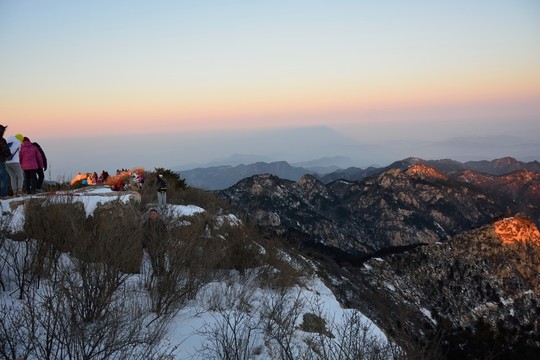 泰山冬日風光