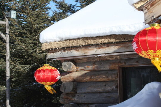 雪鄉(xiāng) 雙峰林場 春節(jié)