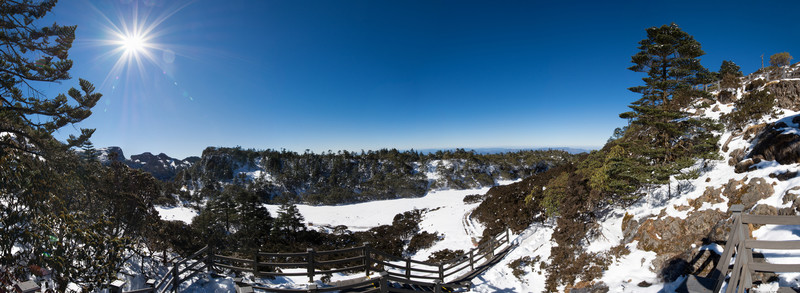 轎子雪山風(fēng)光（全景高清大圖）