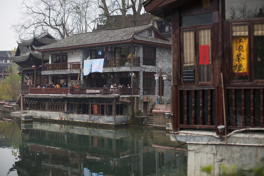 鳳凰古城 湘西 著名景點(diǎn) 冬天