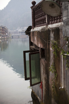 鳳凰古城 湘西 著名景點 冬天