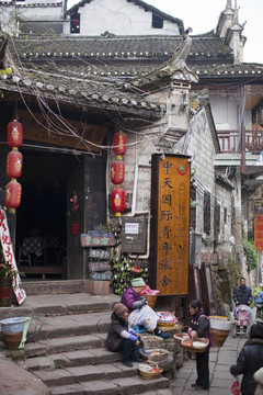 鳳凰古城 湘西 著名景點(diǎn) 冬天