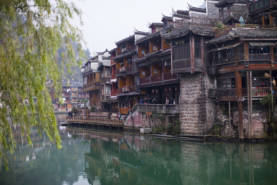 鳳凰古城 夜景 湘西 著名景點(diǎn)