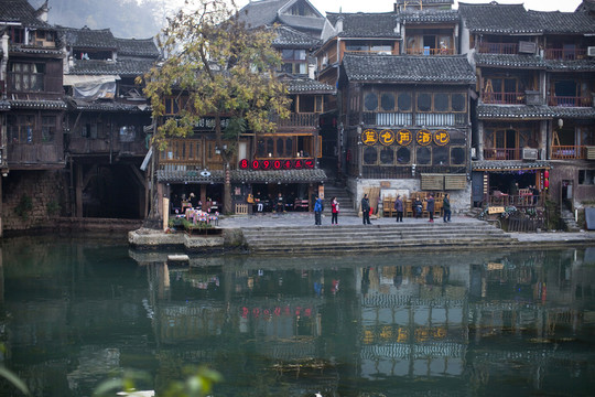 鳳凰古城 夜景 湘西 著名景點