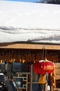 雪鄉(xiāng) 雙峰林場(chǎng) 春節(jié) 紅燈 燈