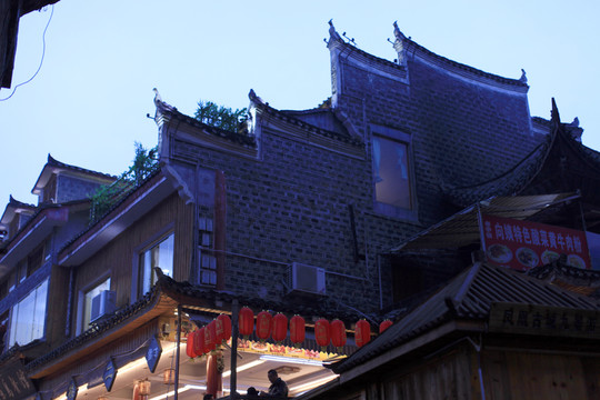鳳凰古城 夜景 湘西 著名景點