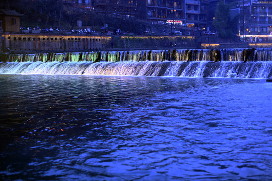 鳳凰古城 夜景 湘西 著名景點(diǎn)