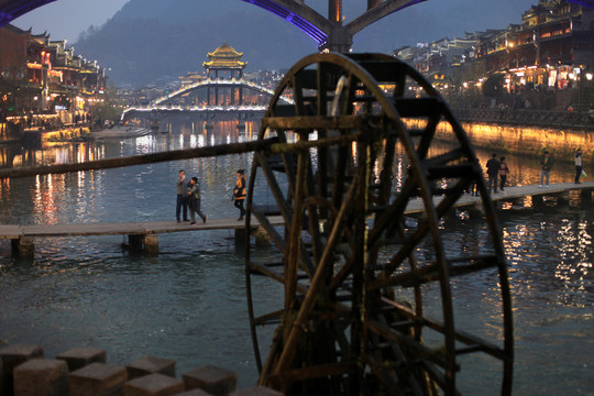 鳳凰古城 夜景 湘西 著名景點
