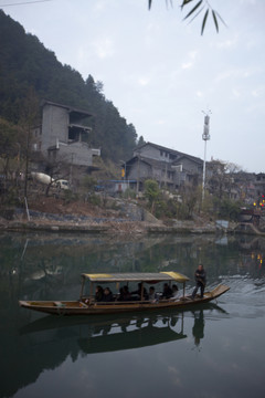 鳳凰古城 湘西 著名景點(diǎn) 冬天