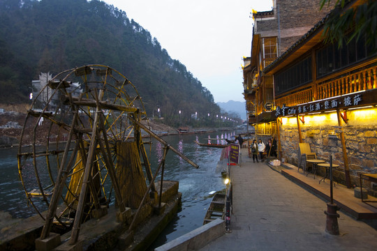 鳳凰古城 夜景 湘西 著名景點(diǎn)