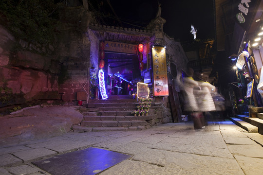 鳳凰古城 夜景 湘西 著名景點(diǎn)