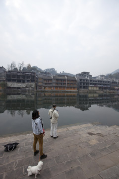 鳳凰古城 湘西 著名景點 冬天