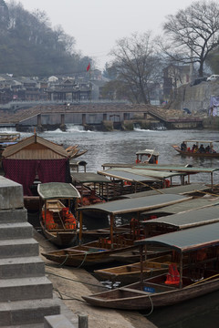 鳳凰古城 湘西 著名景點(diǎn) 冬天