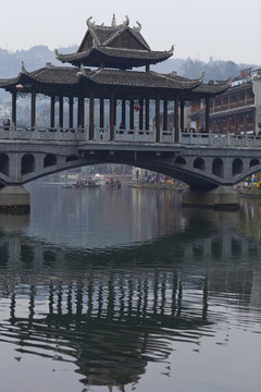 鳳凰古城 湘西 著名景點(diǎn) 冬天