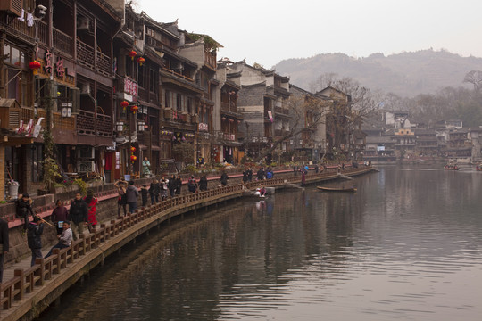 鳳凰古城 湘西 著名景點 冬天