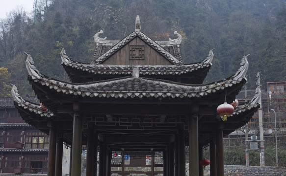 鳳凰古城 湘西 著名景點 冬天