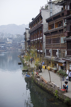 鳳凰古城 湘西 著名景點 冬天
