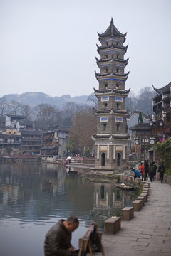 鳳凰古城 湘西 著名景點(diǎn) 沱江